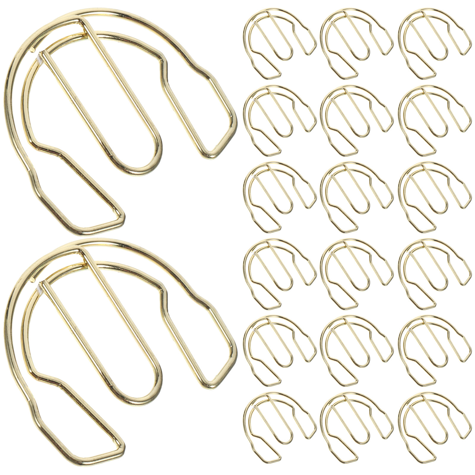 Papercraft Supply Invitation - 50Pcs Earphone Shape Paper Clips Mini