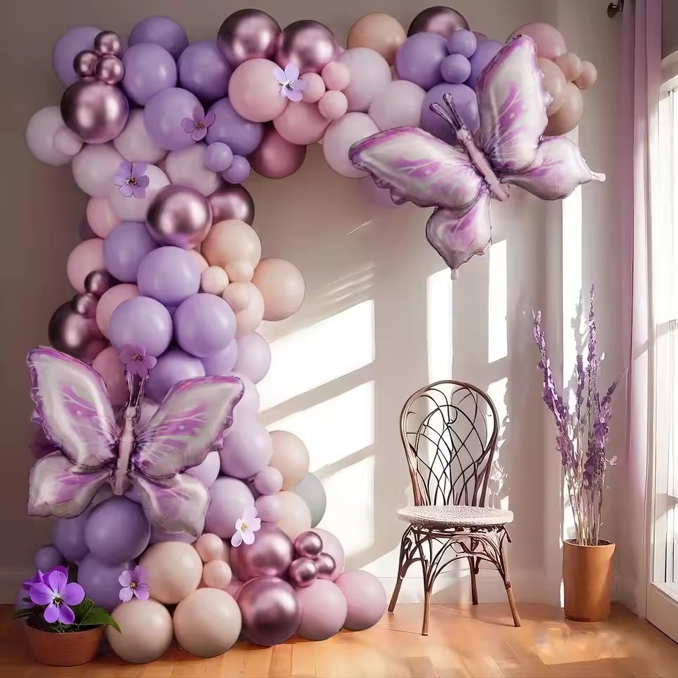 Butterfly Balloon Garland Arch - đánh giá và giá Balloon Arch Kit