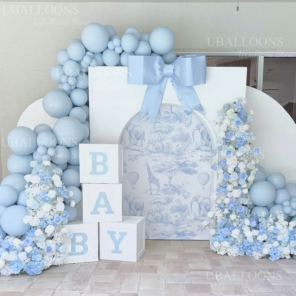 148pcs Light Blue Balloons Arc - đánh giá và giá Balloon Arch Kit