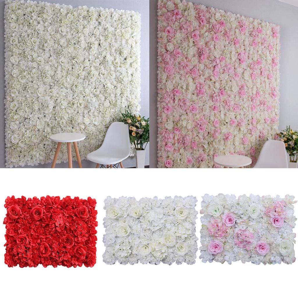 Romantic Artificial Wedding Fl - đánh giá và giá Flower Wall Panel