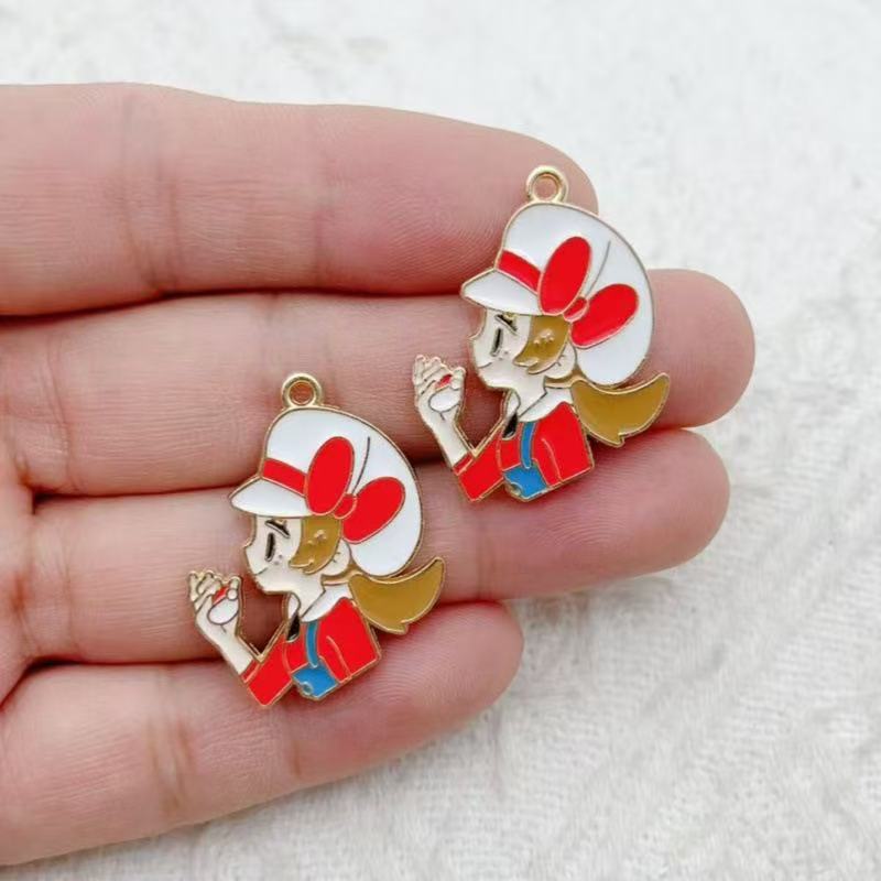 10pcs Cartoon Girl Drip Oil Al - đánh giá và giá Event Party