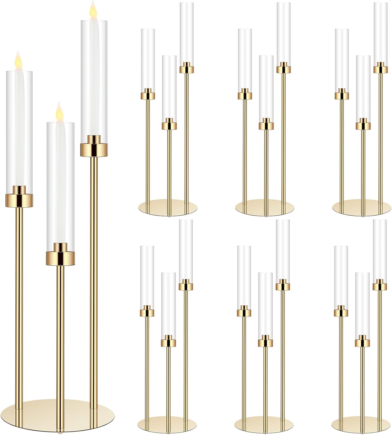 1 Set Acrylic Candelabra Cente - đánh giá và giá Centerpiece Stick