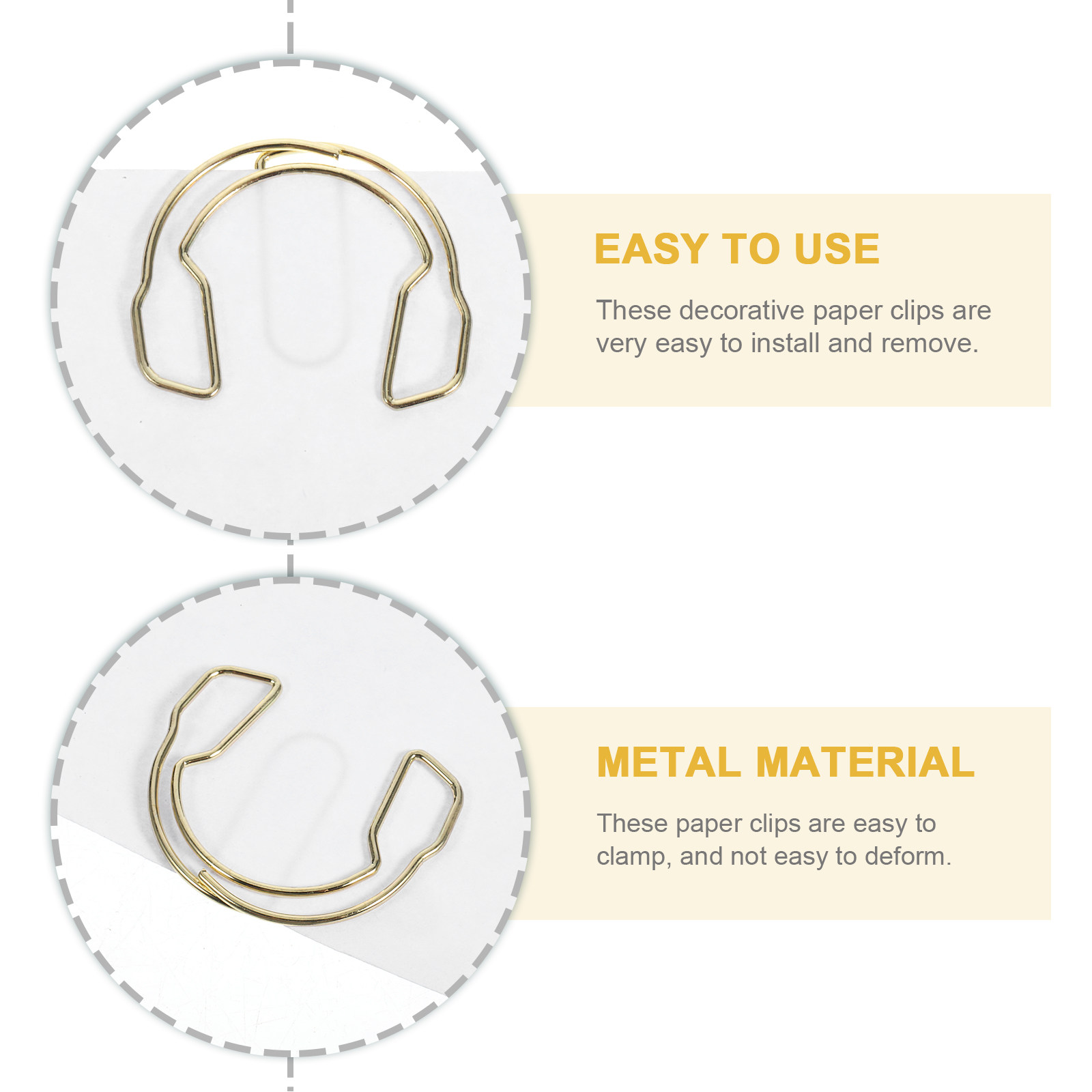 50Pcs Earphone Shape Paper Cli - đánh giá và giá Papercraft Supply Invitation