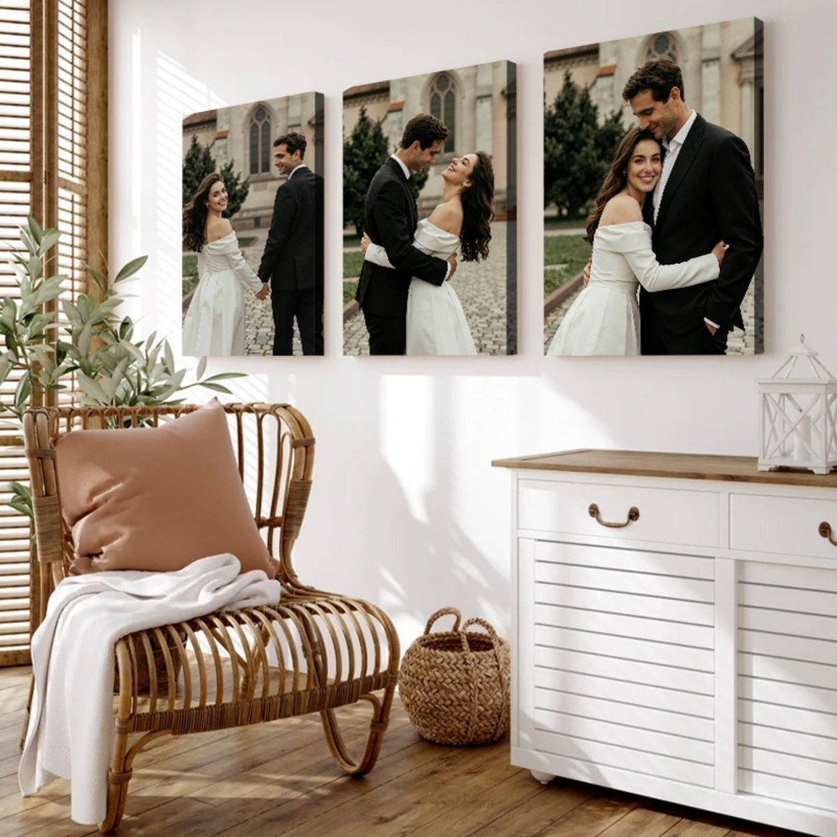 Set of 3 Custom Photo Canvas P - đánh giá và giá Eve Party