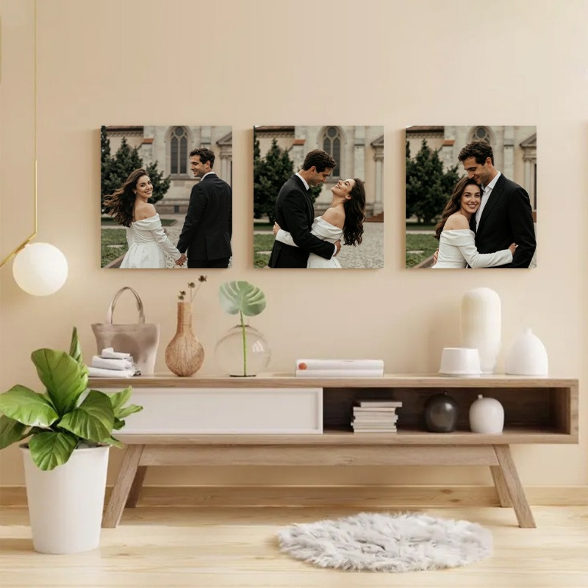 Set of 3 Custom Photo Canvas P - đánh giá và giá Eve Party