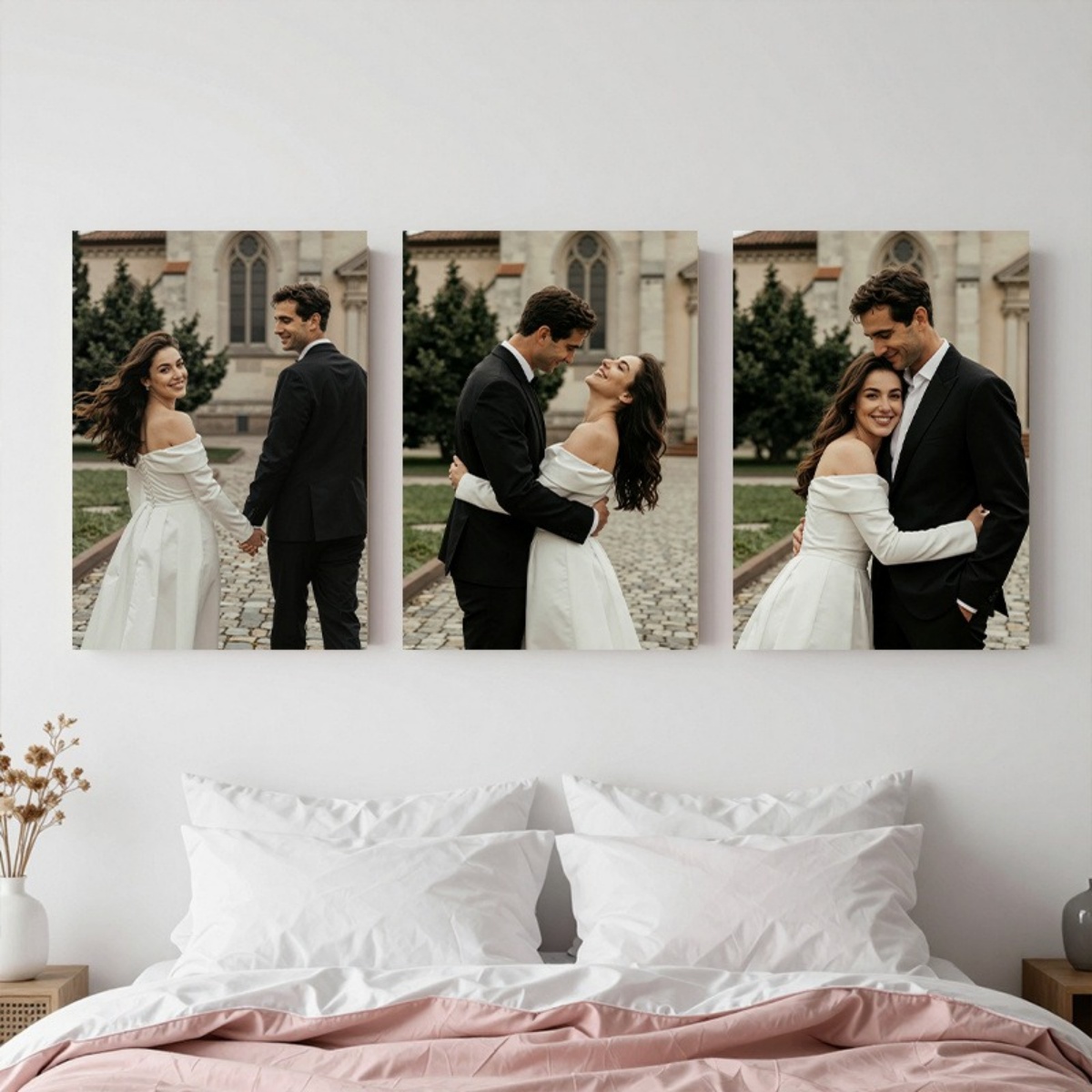 Set of 3 Custom Photo Canvas P - đánh giá và giá Eve Party
