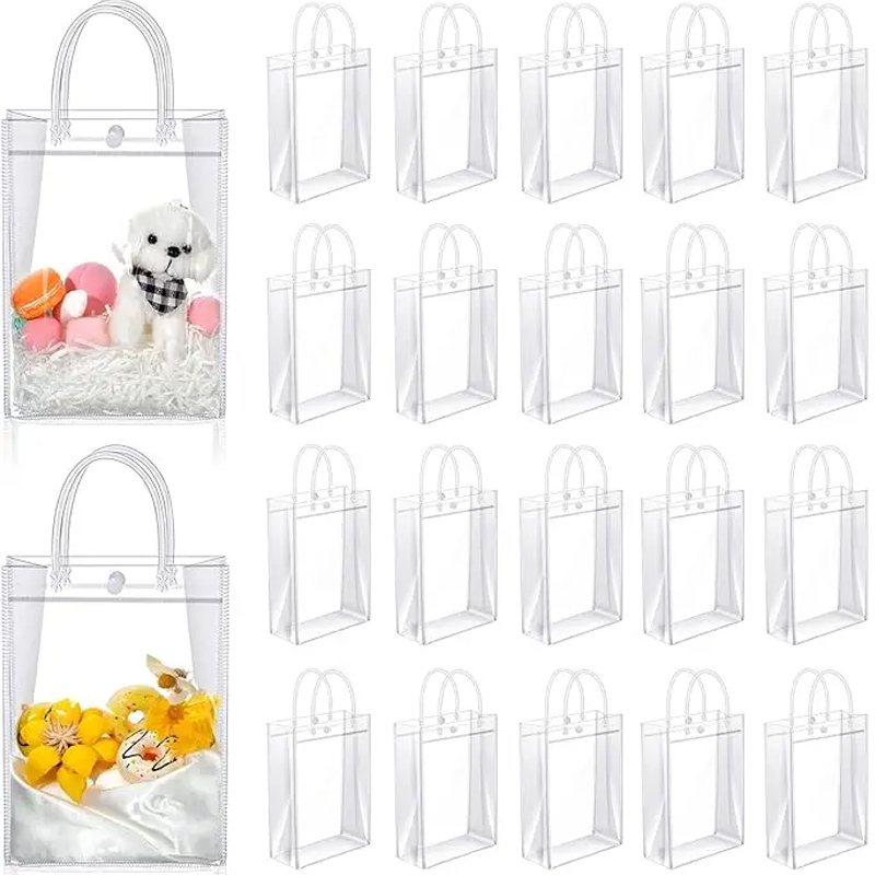 Clear PVC Gift Bags with Handl - đánh giá và giá Event Party Shop