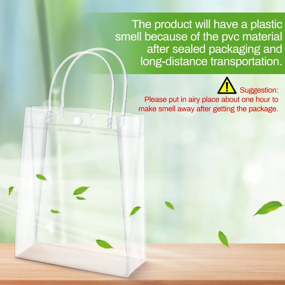 Clear PVC Gift Bags with Handl - đánh giá và giá Event Party Shop