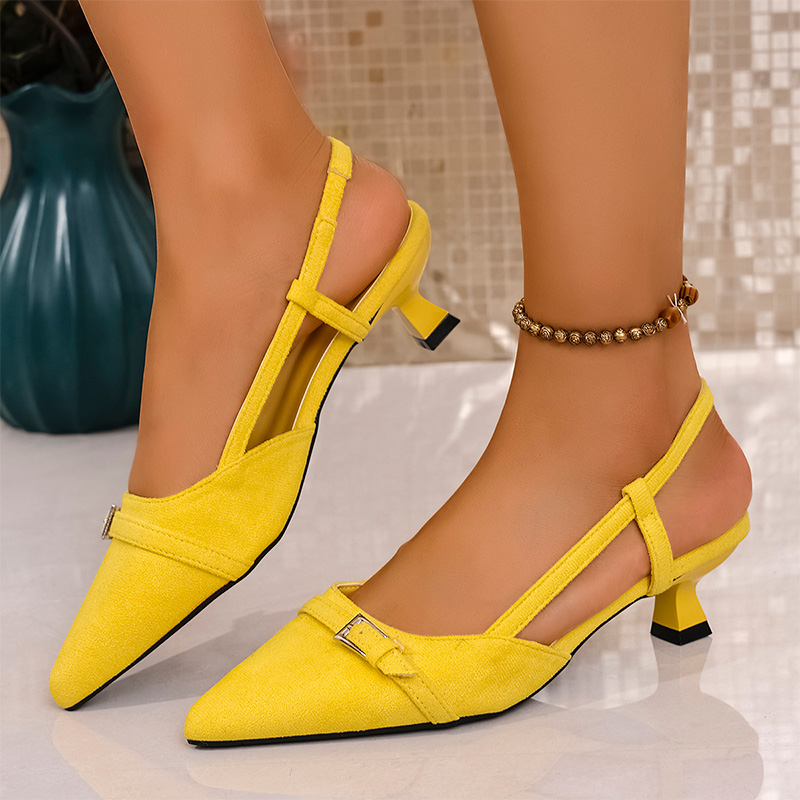 Fashion Yellow High Heels Sand - đánh giá và giá Neon Sign Party
