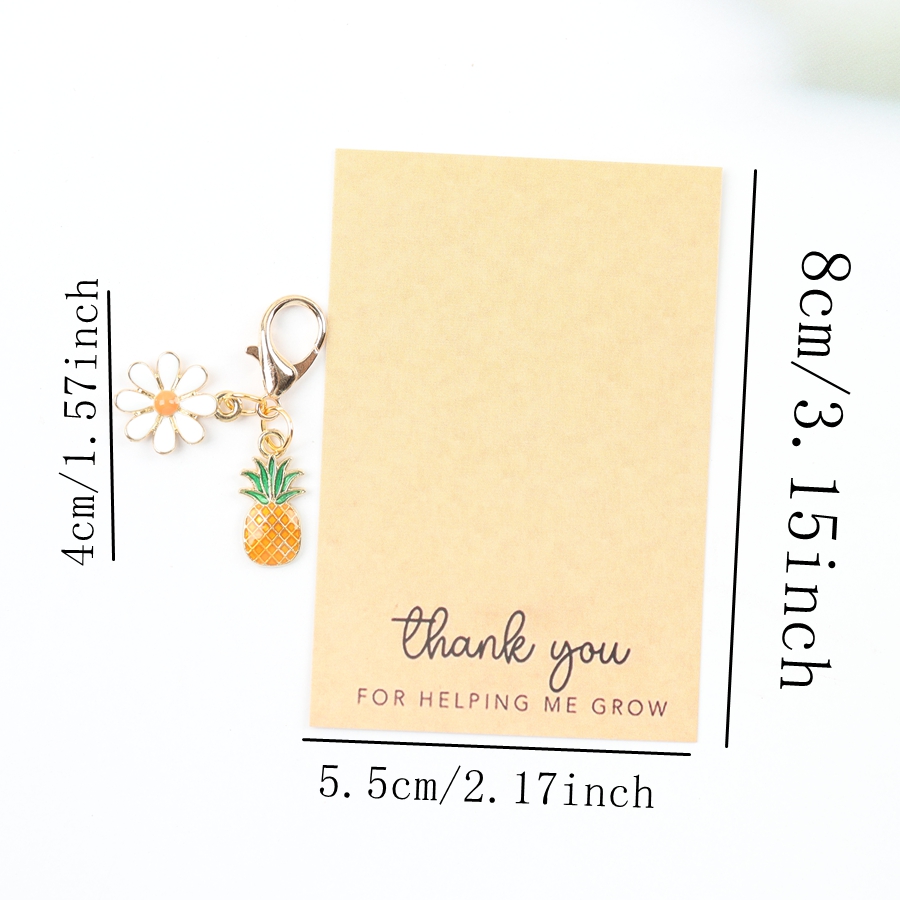 10 Mini Pineapple Keychains, w - đánh giá và giá Event Party