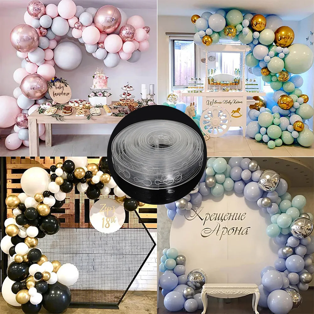 5M Transparent Balloon Chain S - đánh giá và giá Balloon Arch Kit