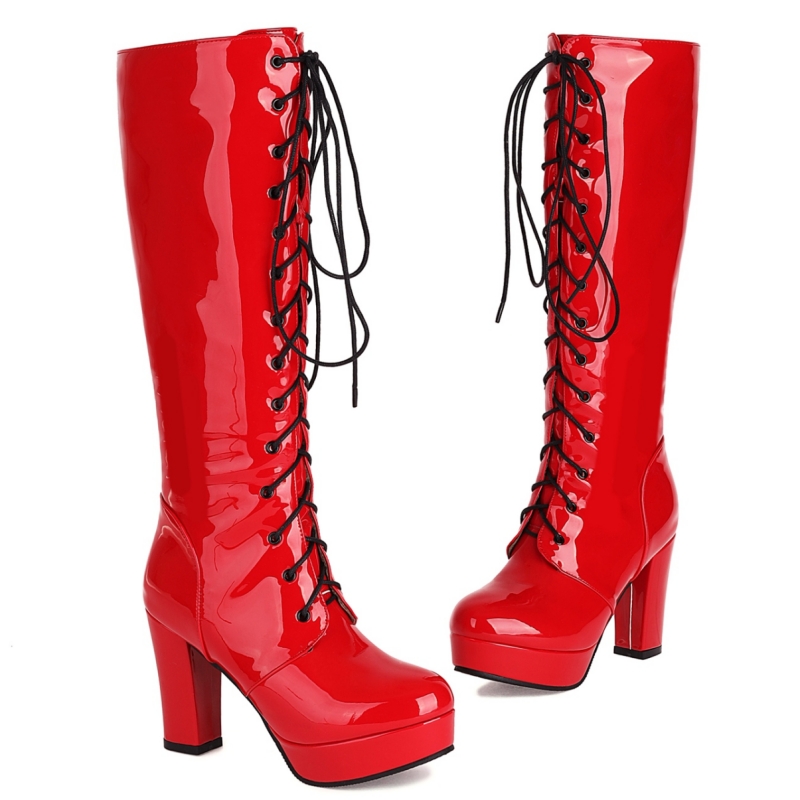 High Heels Platform Knee High  - đánh giá và giá Eve Party