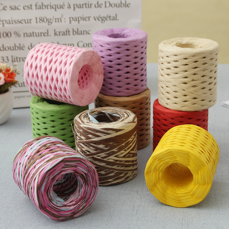 200m Raffia Yarn Rope Ribbon N - đánh giá và giá Papercraft Supply Ribbon