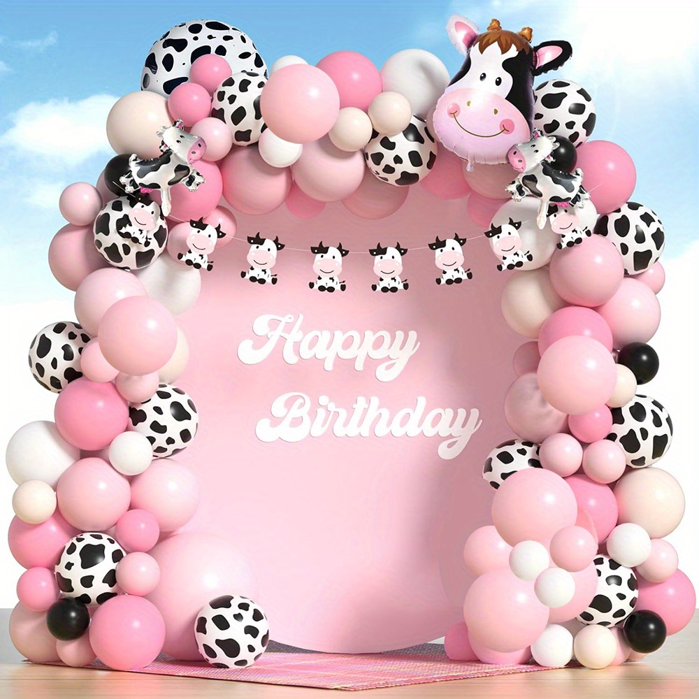 132PCS Cow Balloon Wreath Arch - đánh giá và giá Balloon Arch Kit