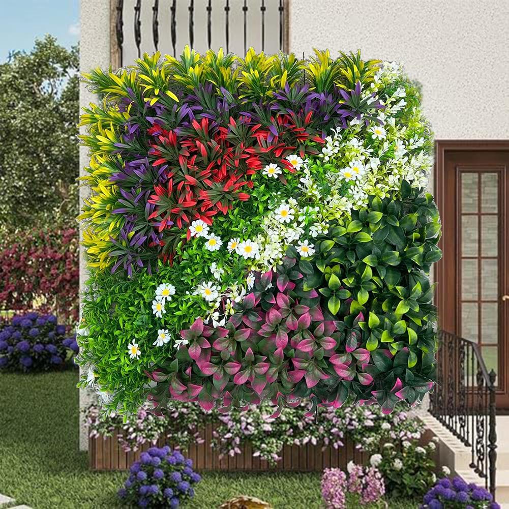 50*50CM Green Artificial Plant - đánh giá và giá Flower Wall Panel